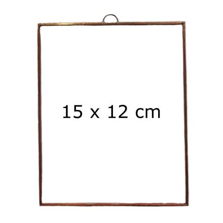 Fóliázott üveg 3mm téglalap 15cm x 12cm