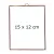 Fóliázott üveg 3mm téglalap 15cm x 12cm
