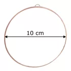 Fóliázott üveg 3mm kör 10cm