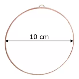 Fóliázott üveg 3mm kör 10cm