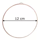 Fóliázott üveg 3mm kör 12cm