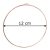 Fóliázott üveg 3mm kör 12cm