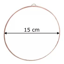 Fóliázott üveg 3mm kör 15cm