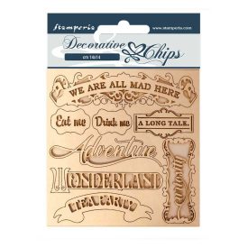 Chipboard 14x14 cm - Alice keretek Chipboard 14x14 cm - Alice keretek