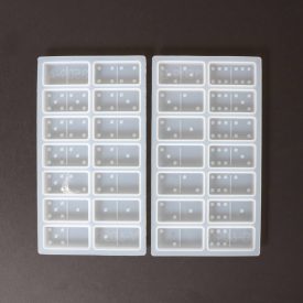 Szilikon öntőforma átlátszó domino 20,5 x 11,2 x 1,3cm Szilikon öntőforma átlátszó domino 20,5 x 11,2 x 1,3cm