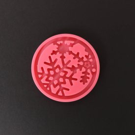 Szilikon öntőforma karácsonyi dísz - hópehely Szilikon öntőforma karácsonyi dísz - hópehely