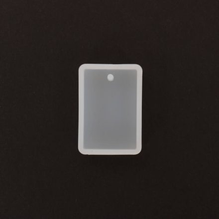 Szilikon öntőforma átlátszó téglalap 2,3 x 3,3 x 0,8cm