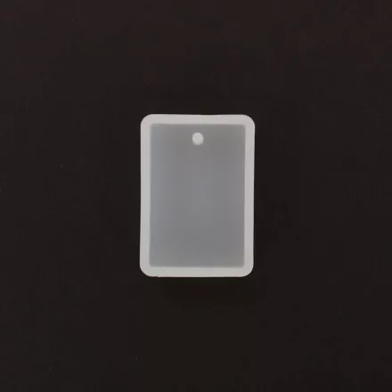 Szilikon öntőforma átlátszó téglalap 2,3 x 3,3 x 0,8cm