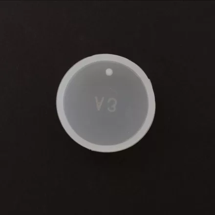 Szilikon öntőforma átlátszó kör 2,8 x 0,8cm