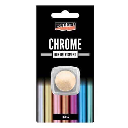 Pentart Rub-on pigment Króm effect - bronz