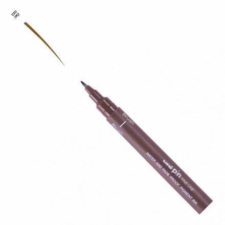 UNI PIN ecset rajzmarker szépia