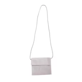   Lenvászon ballagó tarisznya nagy fehér tépőzárral 16,5cm x 19cm