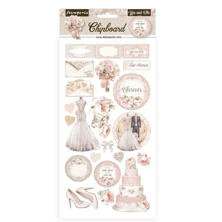 Chipboard cm 15x30 - You and me