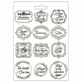 Lágy PVC öntőforma A4 - You and Me - Tányérok Lágy PVC öntőforma A4 - You and Me - Tányérok