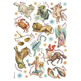 A4 rizspapír csom. - Cosmos Infinity astrological signs