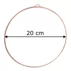 Fóliázott üveg 3mm kör 20cm