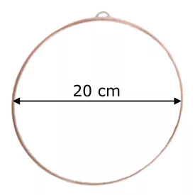 Fóliázott üveg 3mm kör 20cm