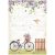 A4 Rizspapír csom. - Create Happiness Welcome Home bicycle