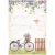 A4 Rizspapír csom. - Create Happiness Welcome Home bicycle