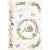 Stamperia rizspapír A/4 - Create Happiness Welcome Home garland
