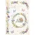 Stamperia rizspapír A/4 - Create Happiness Welcome Home garland