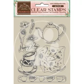   Akril pecsételő cm 14x18 - Create Happiness Welcome Home cups