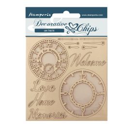 Chipboard cm 14x14 - Create Happiness Welcome Home clocks Chipboard cm 14x14 - Create Happiness Welcome Home clocks
