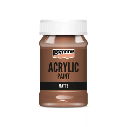 Matt akrilfesték - VÖRÖSBARNA AGYAG  100ml | Pentart