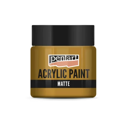 Matt akrilfesték - SÁRGÁSVÖRÖS AGYAG 50ml | Pentart