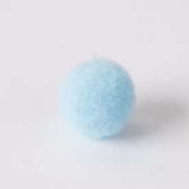 Zsenília pompon 1 cm  - világoskék 100 darabos csomag