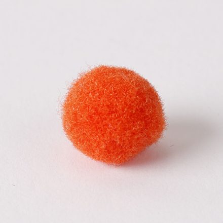 Zsenilia pompon - 1cm - sötétnarancs - 100db