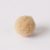 Zsenília pompon 1 cm  - világosbarna