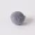 Zsenília pompon 1 cm  - sötétszürke 100 darabos csomag