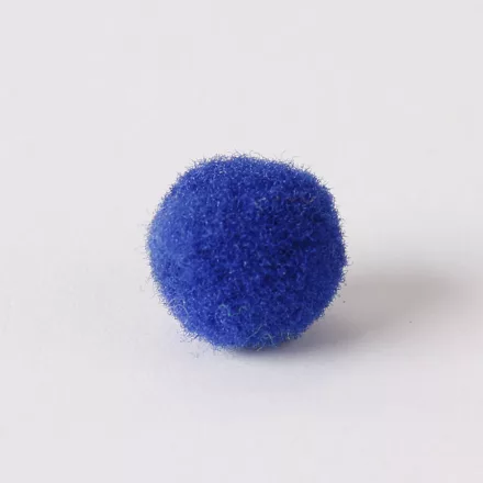 Zsenília pompon 1 cm  - sötétkék 100 darabos csomag