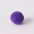 Zsenília pompon 1 cm  - sötétlila 100 darabos csomag