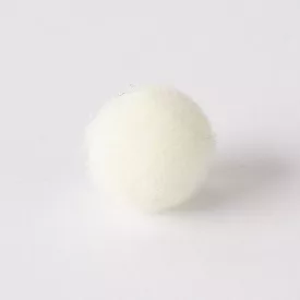 Zsenília pompon 1 cm  - világosbézs 100 darabos csomag