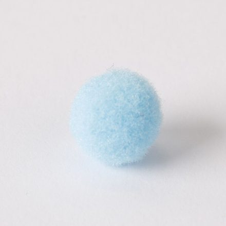 Zsenília pompon 2 cm  - világoskék