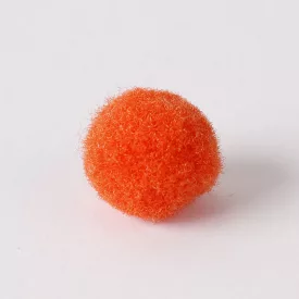 Zsenília pompon 2 cm  - sötétnarancs 100 darabos csomag