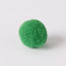 Zsenília pompon 2 cm  - sötétzöld 100 darabos csomag