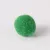 Zsenília pompon 2 cm  - sötétzöld 100 darabos csomag