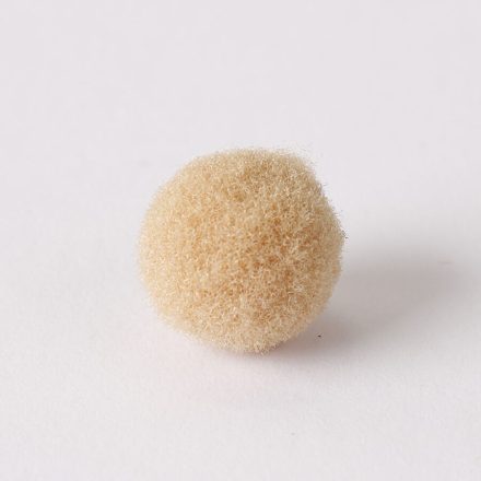 Zsenília pompon 2 cm  - világosbarna