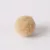 Zsenília pompon 2 cm  - világosbarna 100 darabos csomag
