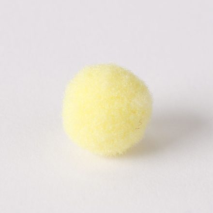 Zsenília pompon 2 cm  - sárga