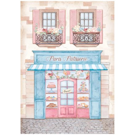 Stamperia rizspapír A/4 - Create Happines -Oh lá lá - Patisserie