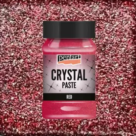 Kristálypaszta piros 100ml | Pentart