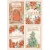 Stamperia rizspapír A/4 - All Around Christmas Cards