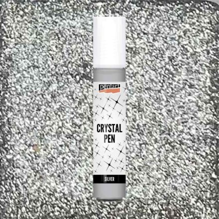 Kristálytoll ezüst 30ml | Pentart