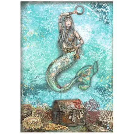 A4 rizspapír csom. - Songs of the Sea mermaid