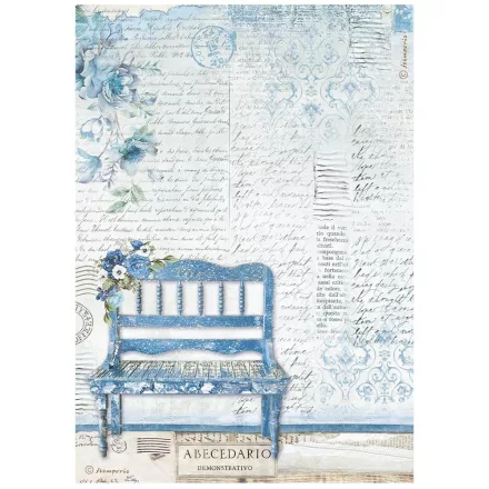 A4 rizspapír csom. - Blue Land bench