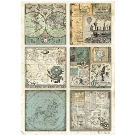 A4 rizspapír csom. - Voyages Fantastiques 6 cards